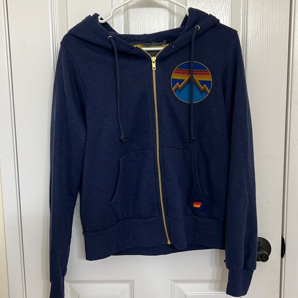 Aviator Nation Jacket Zip up Hoodie Size XS NEW